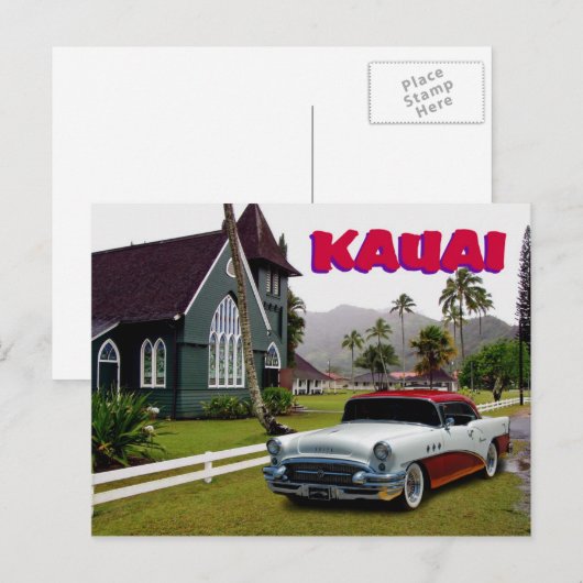 Kauai Hawaii Briefkaart (Voorkant / Achterkant)