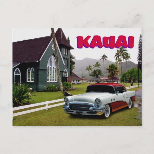 Kauai Hawaii Briefkaart (Voorkant)