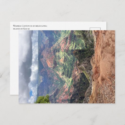 Kauai Hawaii Briefkaart (Voorkant / Achterkant)