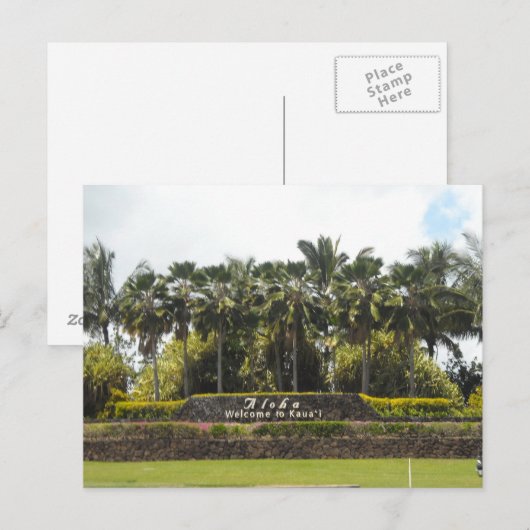 Kauai, Hawaii Briefkaart (Voorkant / Achterkant)