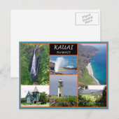 Kauai Hawaii Briefkaart (Voorkant / Achterkant)