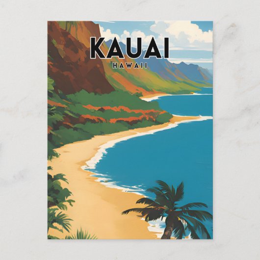 Kauai Hawaii Briefkaart (Voorkant)
