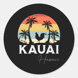Kauai Hawaii Chicken Ronde Sticker