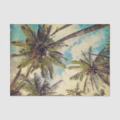 Kauai Hawaii Coco Palm Tree-papier Tissuepapier (Voorkant)