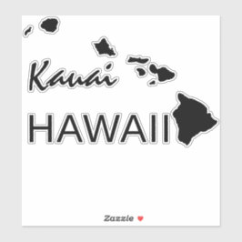 KAUAI - HAWAII EILANDEN STICKER