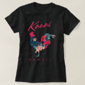 Kauai Hawaii Flower Hibiscus Chicken Lover Souveni T-shirt (Design voorkant)