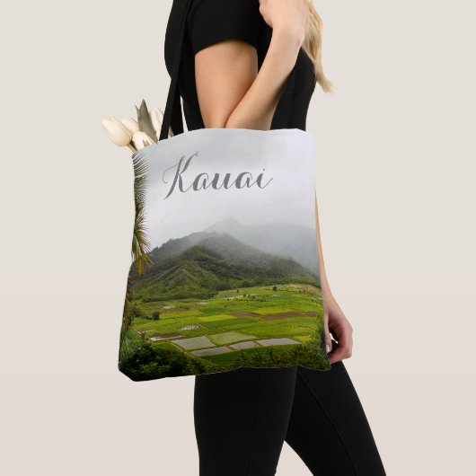 Kauai, Hawaii Forest Scene Tote Bag (Dichtbij)