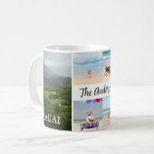 Kauai, Hawaii, Foto Familienaam & Jaar Koffiemok (Voorkant links)