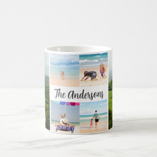 Kauai, Hawaii, Foto Familienaam & Jaar Koffiemok (Center)