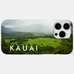 Kauai, Hawaii Hills Landscape Scene met text iPhone 16 Pro Max Hoesje
