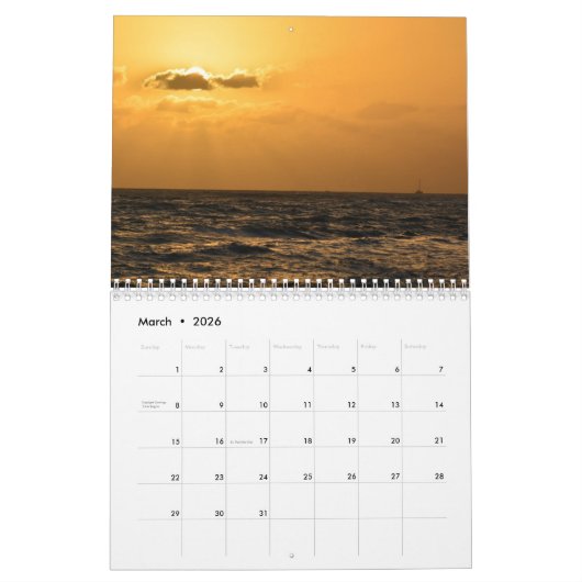 Kauai Hawaii Kalender (Mar 2026)