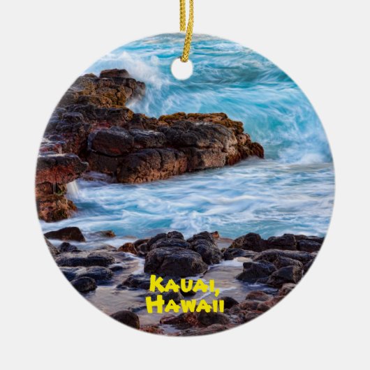 Kauai Hawaii Keramisch Ornament (Voorkant)