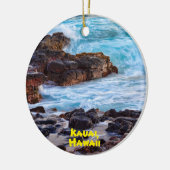 Kauai Hawaii Keramisch Ornament (Links)