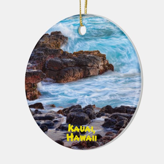 Kauai Hawaii Keramisch Ornament (Links)