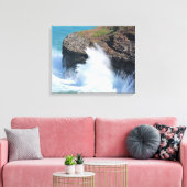 Kauai Hawaii Kilauea Oceaangolven Canvas Afdruk (Insitu (Woonkamer))