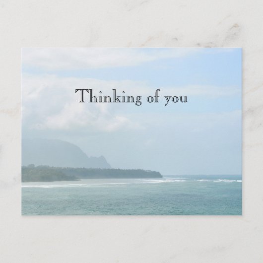 Kauai Hawaii Kilauea Ocean Red Tailed Tropicbird Briefkaart (Voorkant)