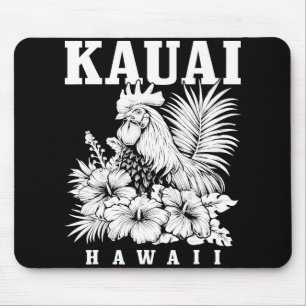 Kauai Hawaii Kip Hawaiian Hibiscus Bloemen Wijn Muismat