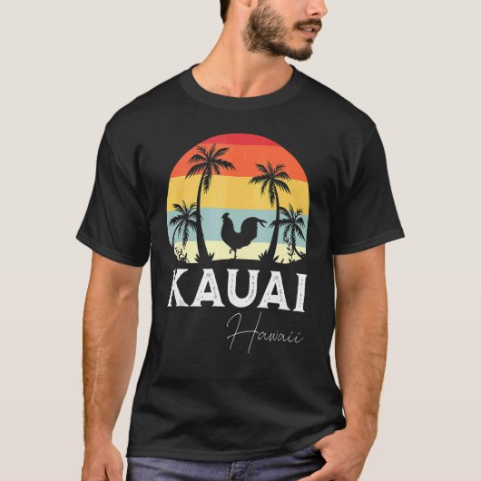Kauai Hawaii Kip Souvenir T-shirt (Voorkant)