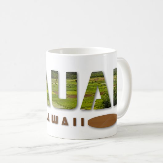 Kauai, Hawaii Koffiemok (Voorkant rechts)