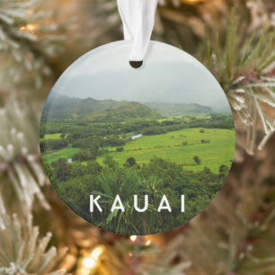 Kauai, Hawaii Landschap 2 Foto en tekst Ornament