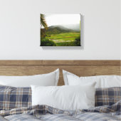 Kauai, Hawaii Lush Fields Landscape Canvas Afdruk (Insitu (Slaapkamer))