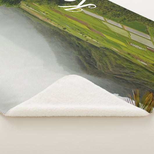 Kauai Hawaii Lush Landscape Sherpa Deken (3/4)