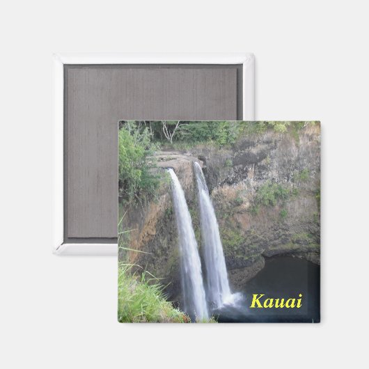 Kauai Hawaii magneet (Voorkant / Achterkant)