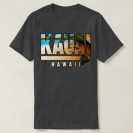 Kauai Hawaii met Hawaïaanse eilanden T-shirt