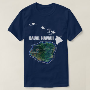 Kauai Hawaii Met Hawaiiaanse Eilanden T-shirt