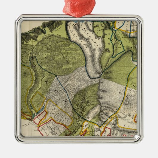 Kauai, Hawaii Metalen Ornament (Voorkant)