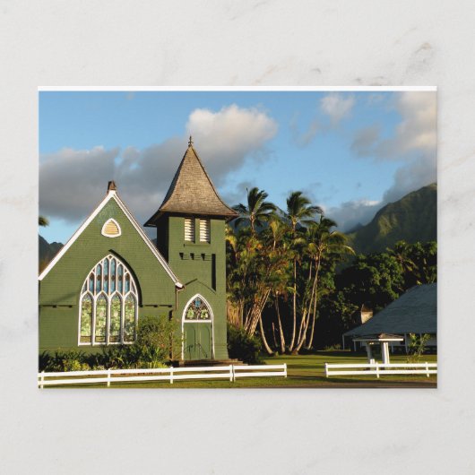 Kauai Hawaii North Shore Chapel Briefkaart (Voorkant)