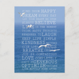 Kauai Hawaii Ocean Birds Inspirerend offertes Briefkaart