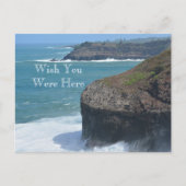 Kauai Hawaii Ocean Kilauea Briefkaart (Voorkant)