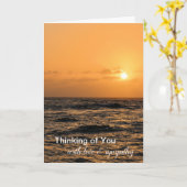 Kauai Hawaii Ocean Sunset Kaart (Gele Bloem)