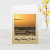 Kauai Hawaii Ocean Sunset Mooie momenten Kaart (Gele Bloem)