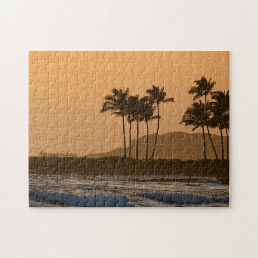 Kauai Hawaii Ocean Sunset Poipu Legpuzzel (Horizontaal)