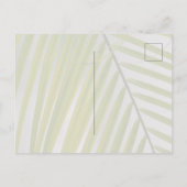 Kauai Hawaii Palm Tree Briefkaart (Achterkant)