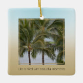 Kauai Hawaii Palm Trees Beauful Moments Keramisch Ornament (Voorkant)