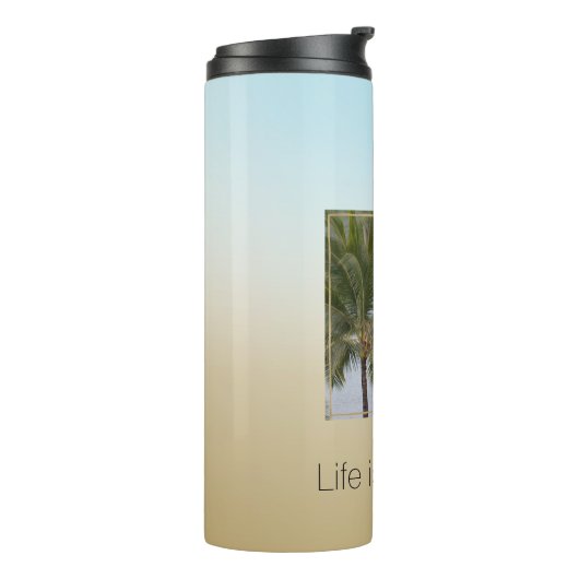 Kauai Hawaii Palm Trees Beauful Moments          Thermosbeker (Gedraaid links)