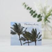 Kauai Hawaii Palmbomen Briefkaart (Staand voorkant)