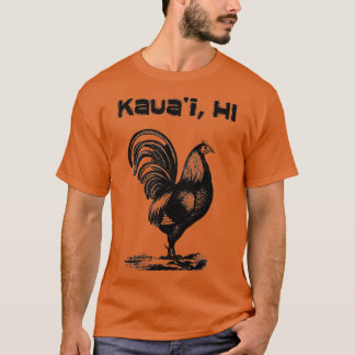 Kauai Hawaii Rooster Chicken T-shirt