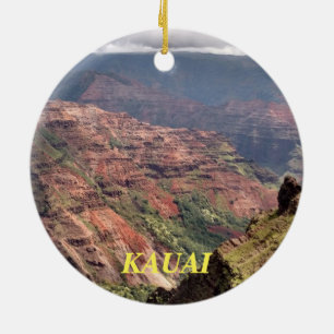 Kauai Hawaii Schilderachtig keramisch sieraad Ornament