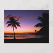 Kauai Hawaii Sunset Briefkaart (Voorkant)