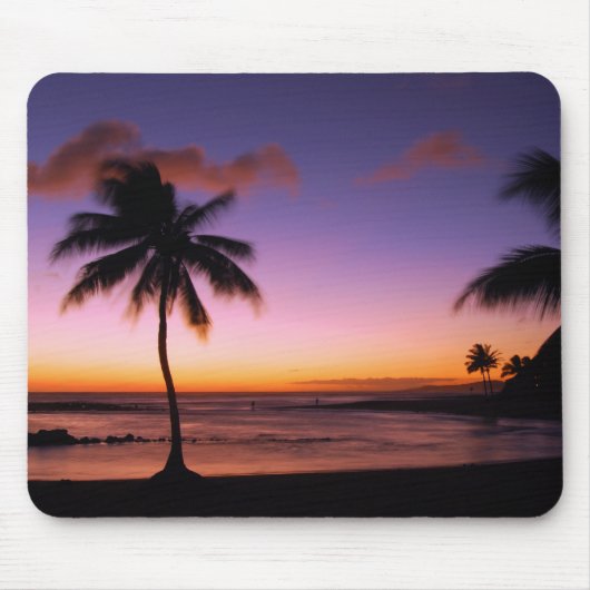 Kauai Hawaii Sunset Mousepad Muismat (Voorkant)