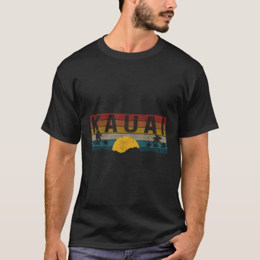 Kauai Hawaii Surf Surfer Beach T-shirt (Voorkant)