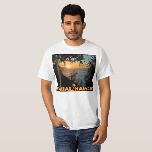 Kauai Hawaii T-shirt (Voorkant volledig)