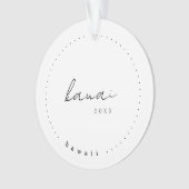 Kauai Hawaii Travel United States Simple Ornament (voorkant)