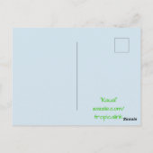 Kauai Hawaii Tropical Mountain Range Briefkaart (Achterkant)