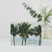 Kauai Hawaii Tropical Palm Trees Briefkaart (Staand voorkant)