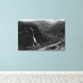 Kauai, Hawaii - Uitzicht Hanapepe Valley Canvas Afdruk (Insitu (Houten vloer))